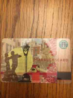 Starbucks Card - RARE 2004 Italian Lamp Post Dance Valentines Starbucks Card! - Sold on eBay Mar, 21st 2019 for $6.00
