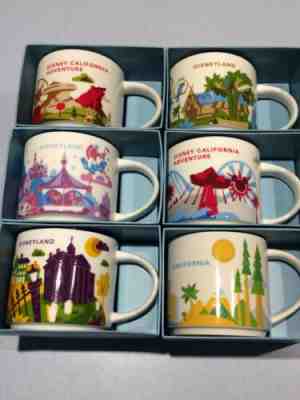 NEW Disney Disneyland Starbucks You Are Here Mugs Lot Adventure Haunted Mansion - Sold on eBay Apr, 20th 2019 for $212.39