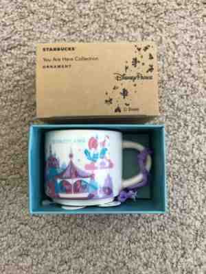 Disney Parks Disneyland Starbucks You Are Here Fantasyland Mug Ornament 2oz BNIB - Sold on eBay Mar, 16th 2019 for $22.99