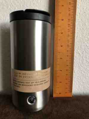 Starbucks Holiday 2018 Stainless Steel Tumbler Silver 12 fl oz NEW LIGHT SCUFFS - Sold on eBay May, 15th 2019 for $24.00