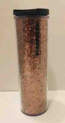 NEW Starbucks Sparkles Gold Glitter Acrylic Tumbler 16 Oz 2018. BPA Free - Sold on eBay May, 15th 2019 for $29.88