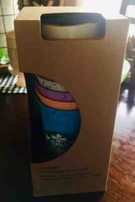 Starbucks Reuseable Cold / Hot Non Color Changing Cups 6 Pack Limited Edition - Sold on eBay May, 15th 2019 for $25.51