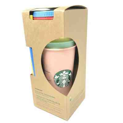 Starbucks New 2019 Color Changing Reusable Cold Tumbler Cups Limited Edition! - Sold on eBay May, 14th 2019 for $55.00