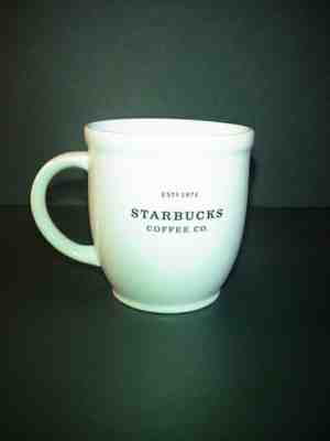 2007 Starbucks Coffee Company Mug Barista Collection Estd 1971 White Abbey 18oz  - Sold on eBay May, 12th 2019 for $12.95