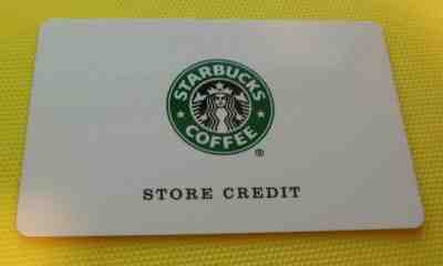 RARE STARBUCKS VHTF Original 2001 CANADA STORE CREDIT Old Logo Card **EXCELLENT* - Sold on eBay May, 13th 2019 for $9.79