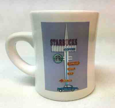 2001 Starbucks Barista DRIVE THRU Espresso Coffee To Go Heavy 16oz Diner Mug NEW - Sold on eBay May, 11th 2019 for $24.99