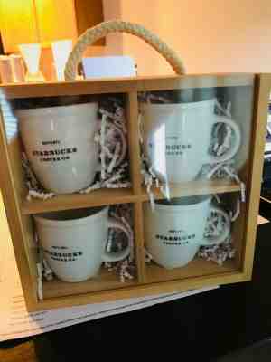 Starbucks 7 oz Abbey Mug 4 Pack 2001 - Sold on eBay May, 5th 2019 for $10.00