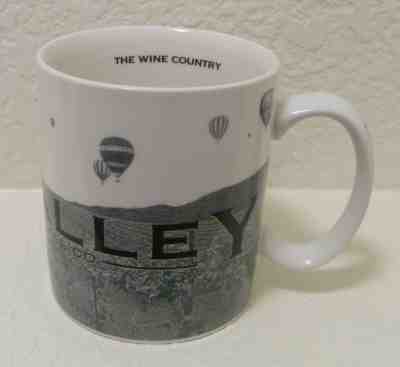 NAPA VALLEY Starbucks Barista Skyline Series One Coffee Mug 2002 Wine Country