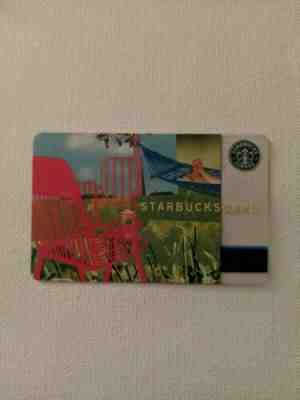 Lazy Summer Days/ Lawn Chairs, 2004 - Collectible Starbucks Gift Card - Sold on eBay May, 13th 2019 for $4.00