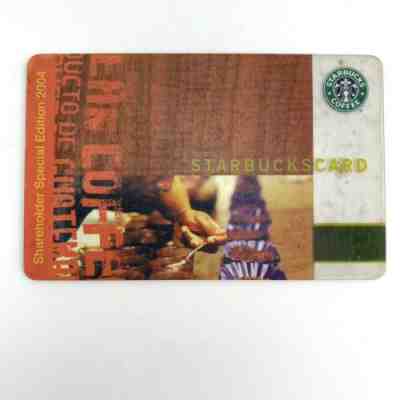 Starbucks 2004 Shareholder Special Edition Card $0 Balance - Sold on eBay Apr, 19th 2019 for $13.99