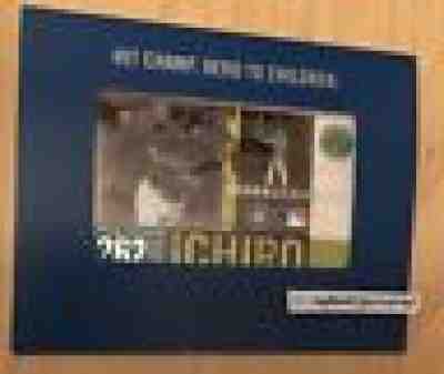 Starbucks ICHIRO Suzuki 2005 Starbucks Card & Sleeve 2005 #6020 RARE Special Ed - Sold on eBay May, 13th 2019 for $31.50