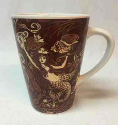 2006 Starbucks 35th Anniversary MERMAID Copper Brown 5" Tall Coffee Cup 16oz Mug - Sold on eBay May, 14th 2019 for $19.99