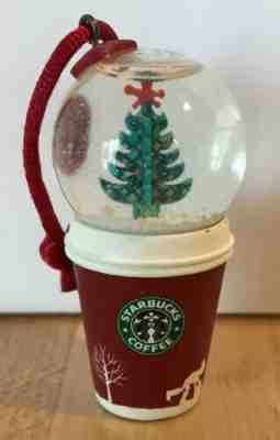 Rare Starbucks 2006 Holiday Snow Globe Ornament Red To Go Cup Christmas Tree! - Sold on eBay May, 14th 2019 for $15.00