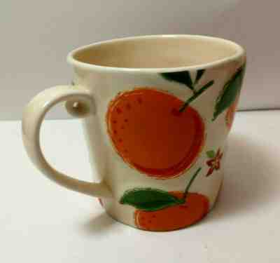 Starbucks 2006 Cup mug 16 oz. with fruit Oranges raised design - Sold on eBay May, 14th 2019 for $9.99
