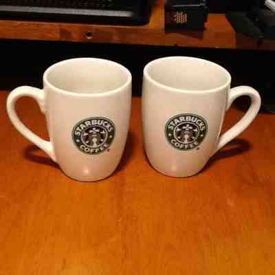 2 Starbucks Mugs 2007 Mermaid Logo 10.2 oz - Sold on eBay May, 14th 2019 for $7.99