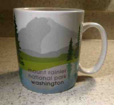 Starbucks 2007 Mount Rainier National Park  Washington 18oz Mug Coffee Cup  - Sold on eBay May, 14th 2019 for $12.95