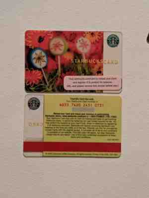 Lollipops, 2007 - Collectible Starbucks Gift Card - Sold on eBay May, 13th 2019 for $4.25