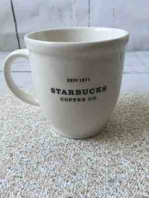Starbucks Barista 2007 Ivory Large Coffee Mug 18 oz Tea Coffee Cup Mug - Sold on eBay May, 13th 2019 for $12.00