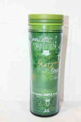 Starbucks Recycle Reusable Travel Tumbler Mug Green Twist Top 20 oz 2009 CLEAN - Sold on eBay Apr, 14th 2019 for $8.96