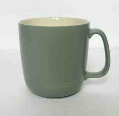 Starbucks Coffee Mug Bone China 2010 Blue RETIRED Embossed Oversized 10 oz - Sold on eBay May, 12th 2019 for $9.43