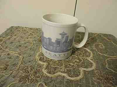 EXCELLENT Starbucks HOMETOWN SEATTLE  2011 16 Oz Coffee Mug NEW - Sold on eBay May, 4th 2019 for $7.99