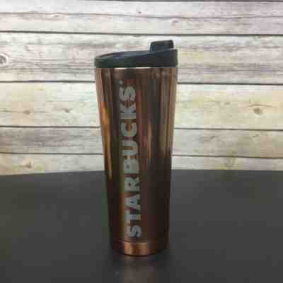Starbucks Coffee Tumbler 12oz Hi-Shine Stainless Steel Copper Color 2013 - Sold on eBay May, 14th 2019 for $8.00