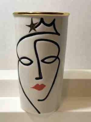 Starbucks 2015 Siren Anniversary Face Lips Ceramic Tumbler Mug 10oz NO LID - Sold on eBay May, 14th 2019 for $23.99