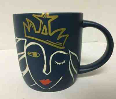 Starbucks 2016 Anniversary Collection Etched Siren Crown Blue Coffee Mug 14 oz - Sold on eBay May, 15th 2019 for $3.99