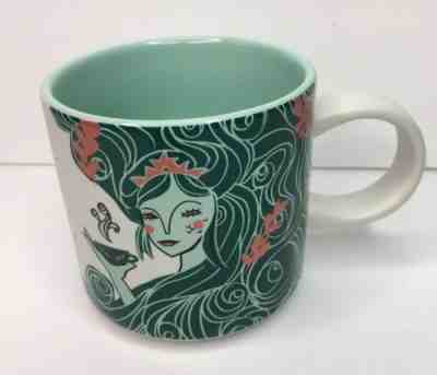 Starbucks Holiday 2018 12oz Cup Blue Aqua Siren Mermaid Ceramic Mug NEW - Sold on eBay May, 14th 2019 for $15.00