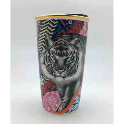 Starbucks Tristan Eaton Sumatra Tiger Coffee Stories Ceramic Tumbler 2018 Tiger - Sold on eBay May, 11th 2019 for $54.00