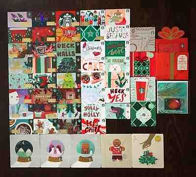 STARBUCKS US SERIES '2018 HOLIDAY CARD SET (50 count)' - BRAND NEW SET - Sold on eBay May, 9th 2019 for $18.00