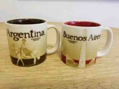 Starbucks Rare 2011 Buenos Aires Argentina Demitasse Mug Set, 3 oz.  - Sold on eBay Apr, 26th 2019 for $45.00