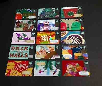 CANADA ????????  STARBUCKS " I " MARKER GIFT CARD --- RARE ----- LOT OF 15 PCS.  - Sold on eBay May, 14th 2019 for $42.99