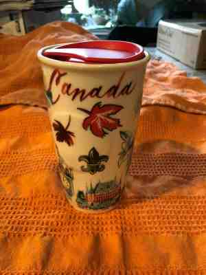 Starbucks 2016 Canada Ceramic Travel Mug  10 fl oz  - Sold on eBay May, 13th 2019 for $10.00