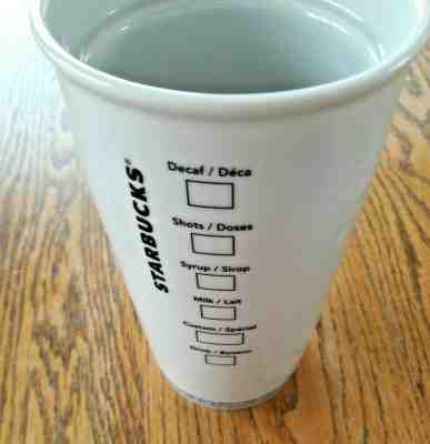 FREE SHIP!  STARBUCKS TUMBLER EasyClose Lid 12oz Ceramic DoubleWall - Sold on eBay May, 14th 2019 for $14.55