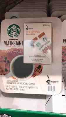 Starbucks VIA Ready Brew Colombia 100%Arabica Instant Coffee 26 packets - Sold on eBay May, 2nd 2019 for $8.38