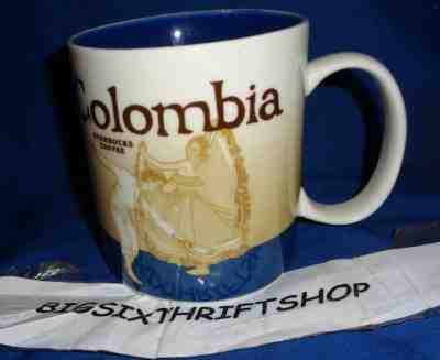 Colombia Starbucks Coffee 2014 GLOBAL ICON COLLECTOR  SERIES MUG  CUP 16 oz  - Sold on eBay Apr, 27th 2019 for $30.00