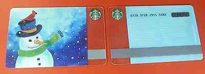 STARBUCKS CYPRUS 1 CARD SNOWMAN CHRISTMAS,NEW - Sold on eBay May, 10th 2019 for $6.85