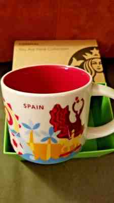 STARBUCKS ~ Spain ~ "You Are Here" Icon Mug (NEW) ~14 Oz USA NWT Spain Rare - Sold on eBay Apr, 6th 2019 for $34.99