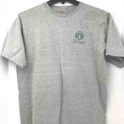 Starbucks Coffee Gray Frappuccino T Shirt Barista Or Manager Uniform Size Large - Sold on eBay May, 12th 2019 for $28.97