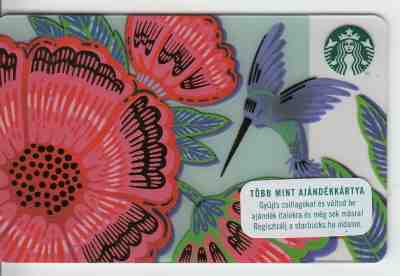 Starbucks gift card  Ungarn  Hungary  - Sold on eBay Apr, 26th 2019 for $7.00