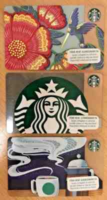 3x HUNGARY Starbucks Cards  .. never swiped - Sold on eBay Apr, 26th 2019 for $10.00