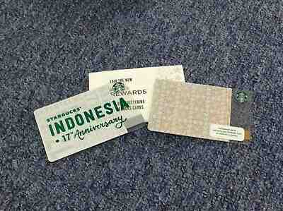 Newest Starbucks gift card set of 2 ramadhan and 17th anniversary 2019 Indonesia - Sold on eBay May, 4th 2019 for $14.00