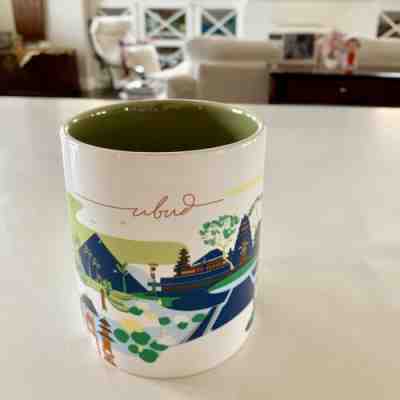 Starbucks Ceramic UBUD BALI INDONESIA 16 oz Mug RARE - Sold on eBay May, 2nd 2019 for $40.00