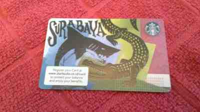STARBUCKS INDONESIA 2015 Surabaya Gift Card MINT - Fast US Seller Free Shipping - Sold on eBay May, 1st 2019 for $4.44