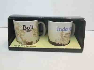 STARBUCKS BALI INDONESIA SET Global Icon Series Collectors Demitasse Coffee Cup - Sold on eBay Apr, 29th 2019 for $35.50