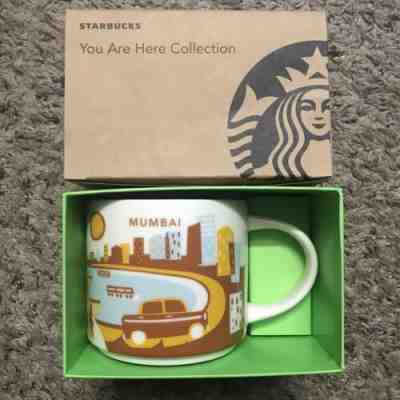 New Mumbai INDIA Starbucks Mug You Are Here City YAH 16 oz NIB - Sold on eBay May, 12th 2019 for $35.00