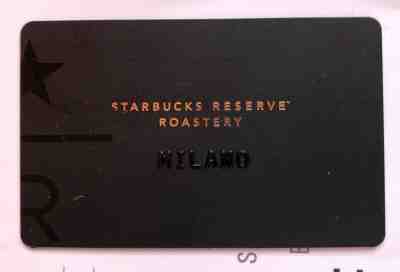 MILANO Reserve Roastery Italy Starbucks Card - Sold on eBay Apr, 28th 2019 for $10.00