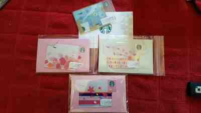 ANA Heaven! STARBUCKS Japan SAKURA ANA 2013 2014 2015 & 2016 Gift Cards US Sell - Sold on eBay May, 7th 2019 for $219.22