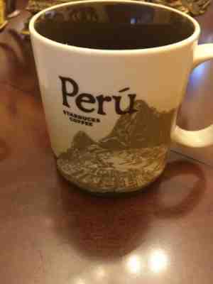 Starbucks Coffee Mug Cup Peru South America Global Icon Series - Sold on eBay May, 14th 2019 for $39.99